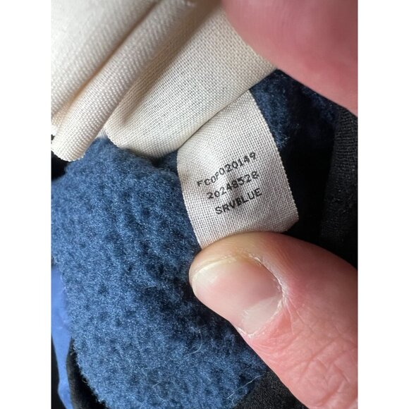 CC Filson Spire Fleece Pullover Hoodie 1/4 Granite Spire Zip Jacket Mens XS Blue - Picture 4 of 6
